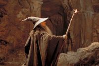 Trollkarlen Gandalf är en av huvudfigurerna i trilogin om Härskarringen.