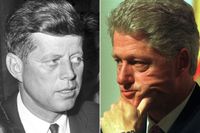 John F Kennedy och Bill Clinton – med på Dick Harrisons ”svarta lista”.