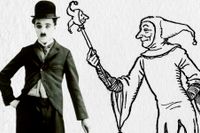 Charlie Chaplin och en medeltida narr – vad är det för roligt med dem? 