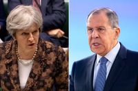 Rysslands utrikesminister Sergej Lavrov nekar till Theresa Mays anklagelser om att landet är inblandat i attacken.