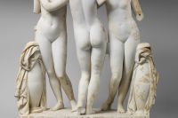 ”De tre gracerna”, antik skulpturgrupp från 200-talet f Kr.