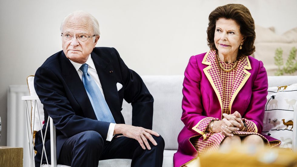 Kung Carl XVI Gustaf och Drottning Silvia.