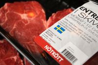 Svenskar är mycket förtjusta i nötkött, typ entrecôte.