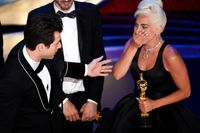 Lady Gaga vann en Oscar för bästa originallåt under förra årets gala. Hon var även nominerad till bästa kvinnliga huvudroll. Arkivbild.
