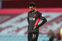 Mohamed Salah deppar efter förnedringen. Arkivbild.