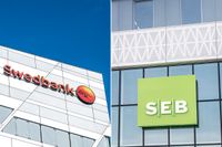 Storbankerna Swedbank och SEB känner inte igen i den hårda kritiken från Finansinspektionen.