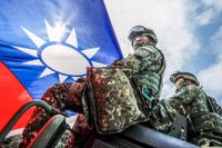 Taiwans militär övar i januari 2023 försvar inför en eventuell kinesisk invasion.