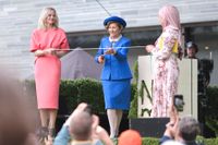 Drottning Sonja av Norge invigde lördag den 11 juni Nasjonalmuseet i Oslo.