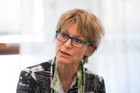 FN-utredaren Agnès Callamard under ett besök i Stockholm 2019.