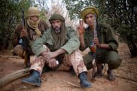Tuareg rebeller som tillhör MNLA