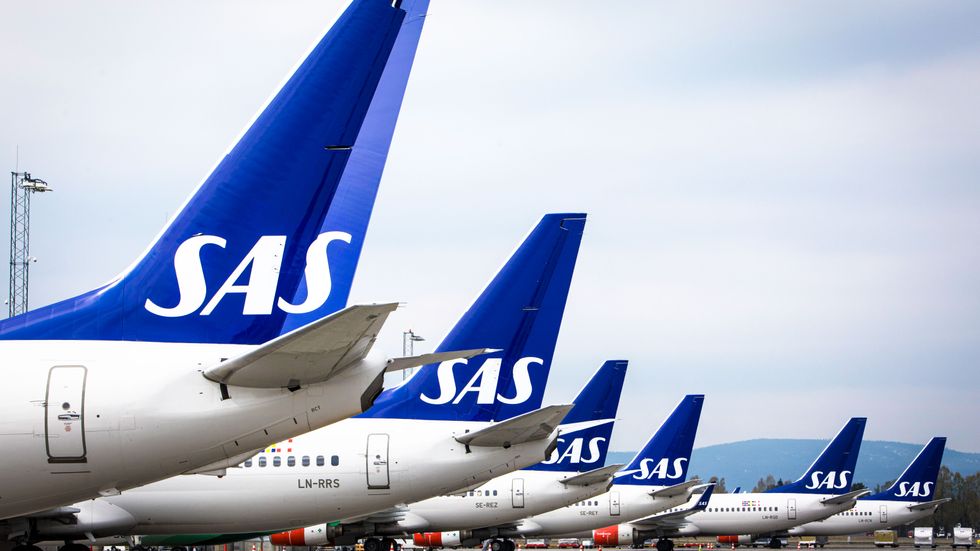 SAS har beslutat att minska ned antalet flighter till Hongkong.
