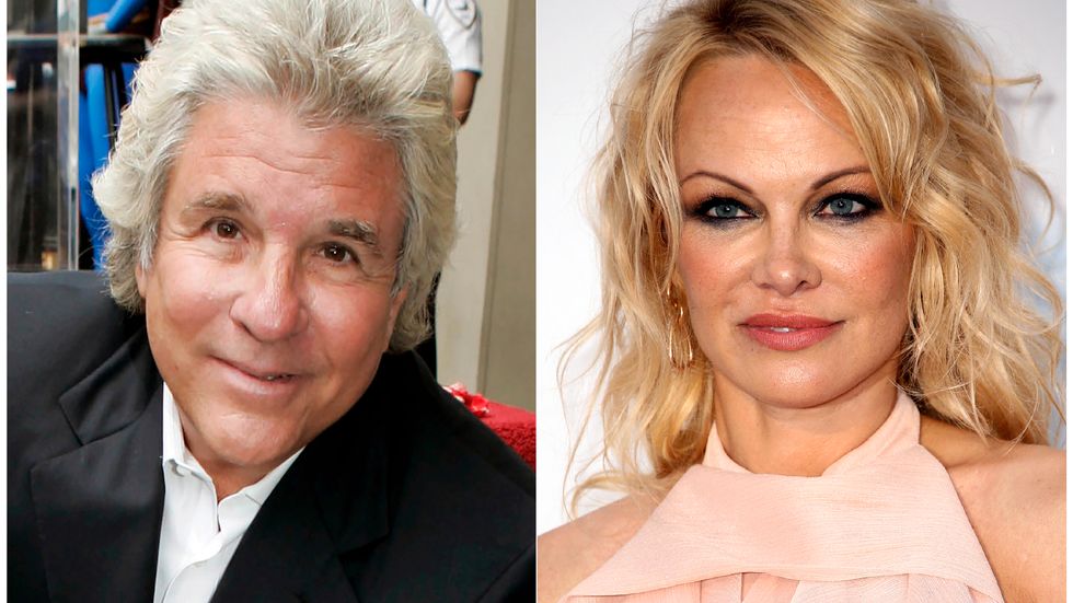 Jon Peters testamenterar 10 miljoner dollar till ex-frun Pamela Anderson. Arkivbild.