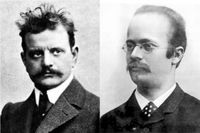 Jean Sibelius (1865–1957) och Axel Carpelan (1858–1919).
