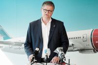 Norwegians vd Jacob Schram höll på måndagseftermiddagen presskonferens om att Norwegians pilot- och kabinbolag i Sverige och Danmark ansöker om konkurs.
