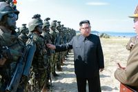 Den nordkoreanske ledaren Kim Jong-Un. Arkivbild. 