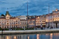 Storslagna Piazza Unita d'Italia byggdes när Trieste var en del av Donaumonarkin.