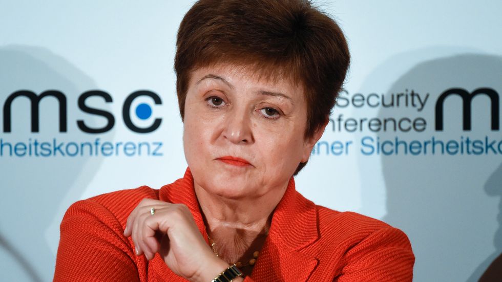 Den bulgariska ekonomen Kristalina Georgieva har lett IMF sedan 2019. Arkivbild.