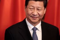 Kinas ledare Xi Jinping hoppas landets ekonomi fördubblas till 2035. Arkivbild