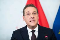 Österrikes förre vicekansler Heinz-Christian Strache. Arkivfoto.