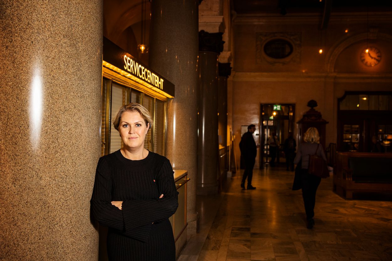 Lena Hallengren är nu gruppledare för Socialdemokraterna som nu tvingas agera i opposition efter åtta år vid makten