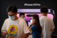 Apple pressas i Kina – aktien faller