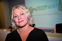 Anna von Reis, avdelningschef i Malmö stad och medlem i styrgruppen för Sluta skjut, när projektet presenterades 2018.