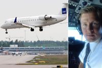 Det var ett av Cimbers CRJ-200 flygplan, inhyrt av SAS, som tvingades väja för det ”osynliga” ryska signalspaningsplanet söder om Malmö. Svenska SAS-piloten Tobias Kesselbring kallar ryssarnas agerande oansvarigt.