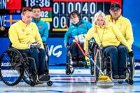 Sveriges rullstolscurlinglag i Paralympics 2022.