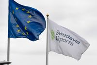 Under juli minskade antalet passagerare vid Swedavias flygplatser med 87 procent jämfört med juli i fjol. Arkivbild.