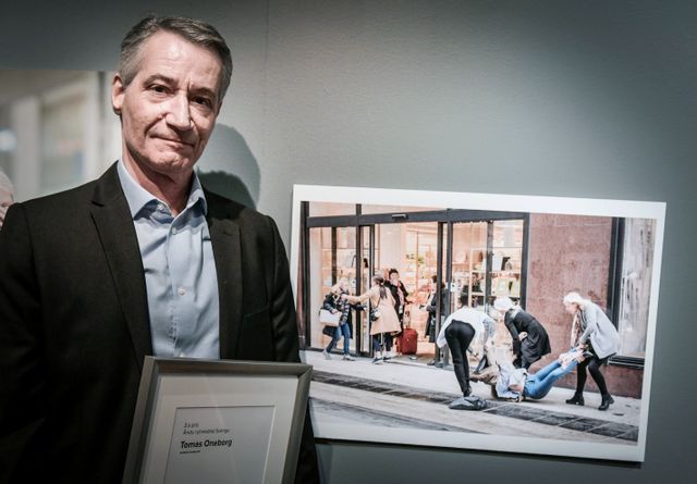 Tomas Oneborg tilldelades andrapriset i årets bild 2018.