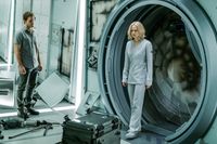 Jennifer Lawrence och Chris Pratt i ”Passengers”.