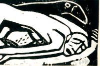 Christian Rohlfs, ”Fallen man”, 1913/14.