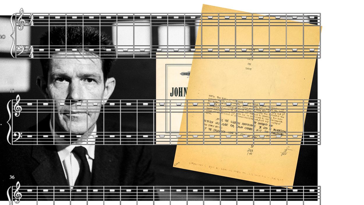 John Cage, 1958.