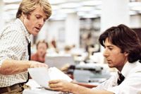 Robert Redford och Dustin Hoffman i ”Alla presidenters män” från 1976.