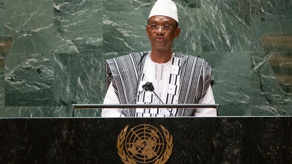 Malis premiärminister Choguel Kokalla Maiga. Arkivbild.