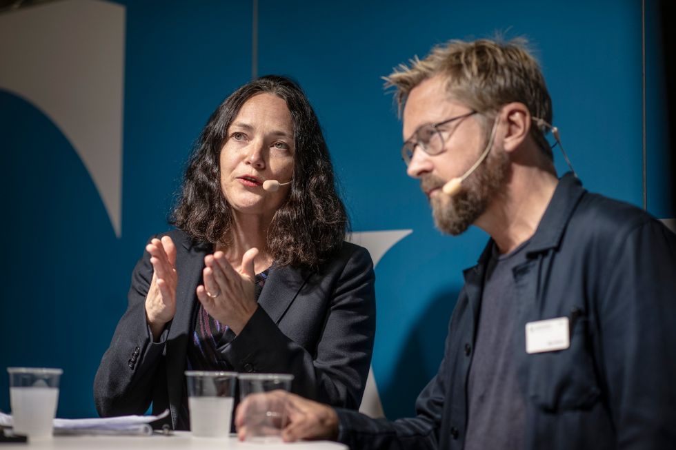 Lisa Irenius, kulturchef SvD, och Björn Wiman, kulturchef DN. 