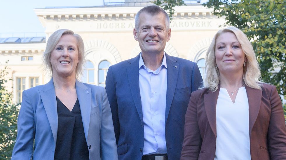 Åsa Fahlén, Matz Nilsson och Johanna Jaara Åstrand. 