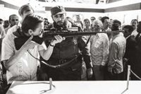 Olof Palme och Fidel Castro på Kuba.