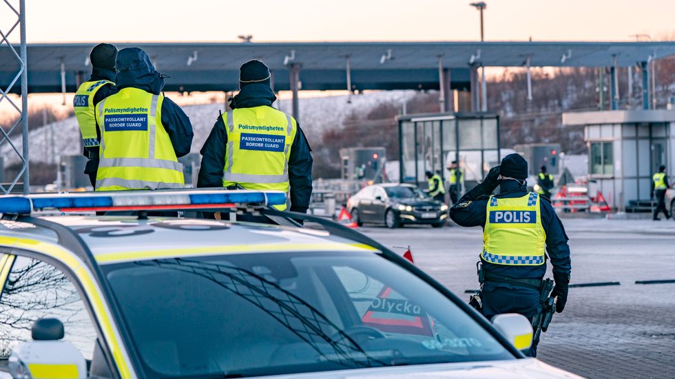 Samarbetet mellan Polismyndigheten, Tullverket och Kustbevakningen vid bland annat Öresundsbron har gett effekt, hävdar polisen. Arkivfoto: Johan Nilsson