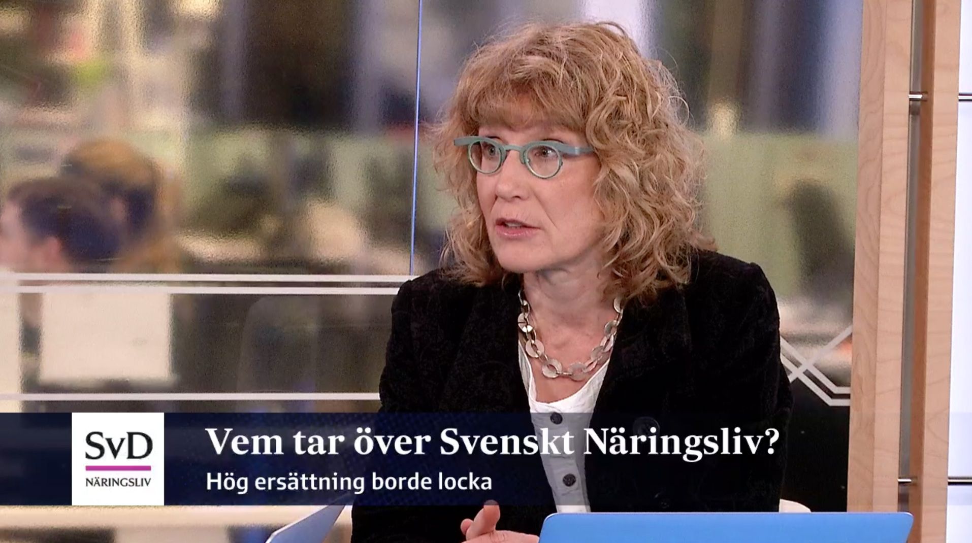 SvD:s Birgitta Forsberg i Ekonomistudion.