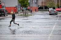 Kraftigt regn har lett till översvämningar på flera platser, bland annat i Örebro län. Arkivbild.