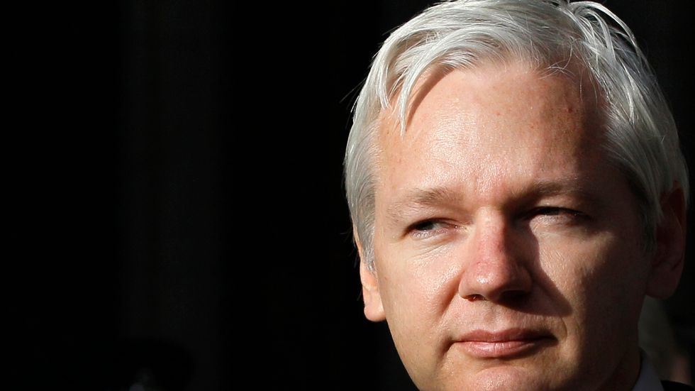 Bild på Julian Assange från 2011.