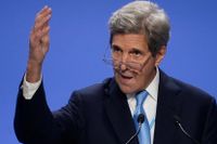 USA:s klimatsändebud John Kerry på COP26 i Glasgow.