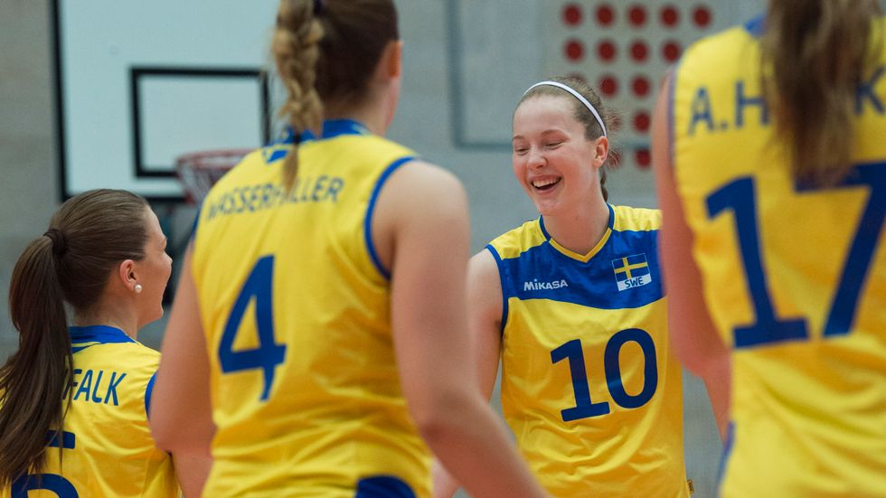 Volleybollspelaren Isabelle Haak har gjort succé i Frankrike den gångna säsongen, men saknas i Sveriges dubbelmöte med Bosnien-Hercegovina. Arkivbild.