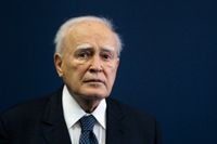 Grekiske ex-presidenten Karolos Papoulias har avlidit. Arkivbild.