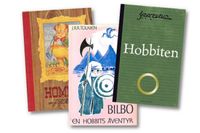 ”The Hobbit” har översatts tre gånger: 1947 av Tore Zetterholm (”Hompen”), 1962 av Britt G Hallqvist (”Bilbo”, illustrerad av Tove Jansson) och 2007 av Erik Andersson och John Swedenmark (”Hobbiten”).