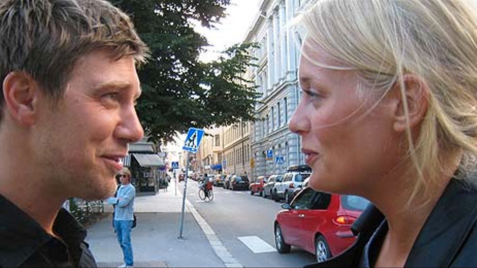 Linus Wahlgren och Josephine Bornebusch spelar sig själva i komedin Scener ur ett kändisskap.