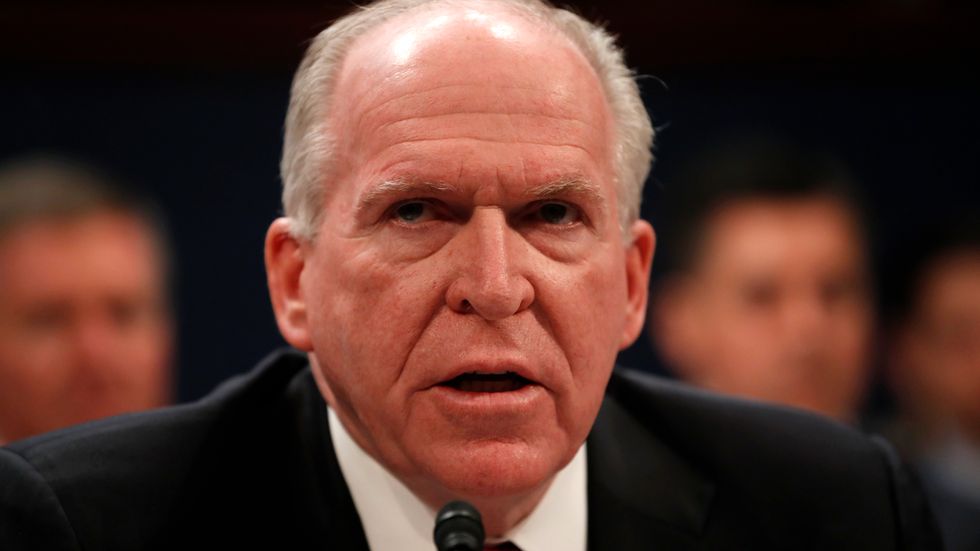 Förre CIA-chefen John Brennan är en av de Trumpkritiker som riskerar att bli av med sin säkerhetsklassning. Arkivbild.