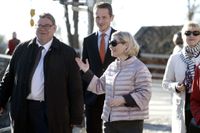 Natofrågan diskuterades vid det nordiska utrikesministermötet i Finland i veckan, här Timo Soini, Kristian Jensen, Lilja Alfredsdottir och Margot Wallström.