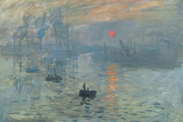 "Impression – soluppgång" av Claude Monet (1872).